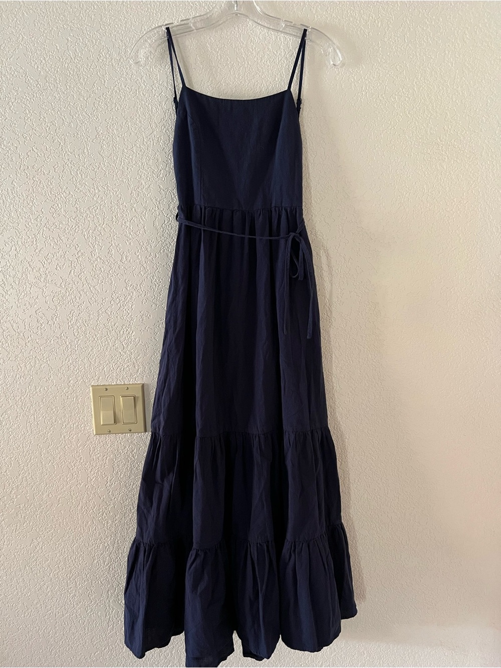 Commense Navy Backless Maxi Dress Size XS
